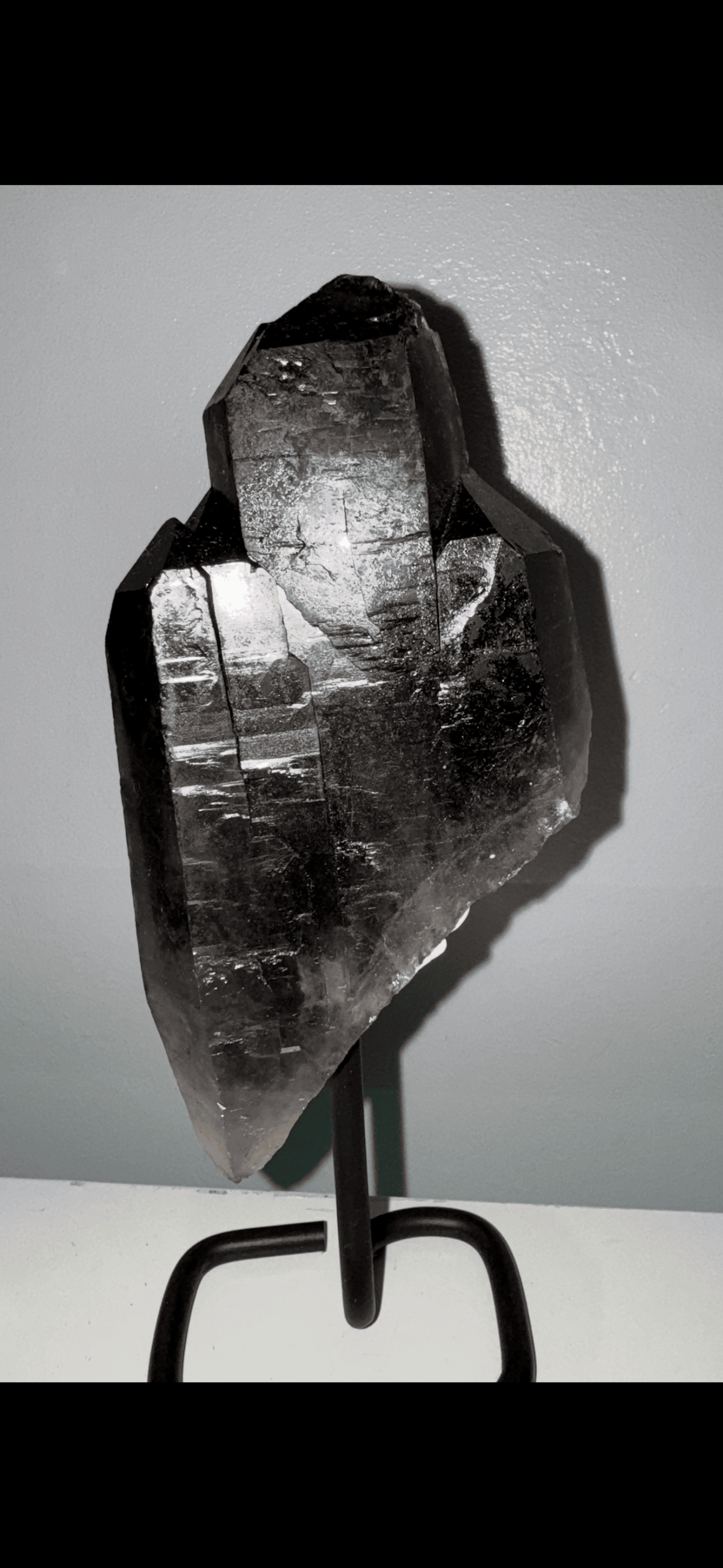 Brazilian Smokey quartz on a stand - Image 3