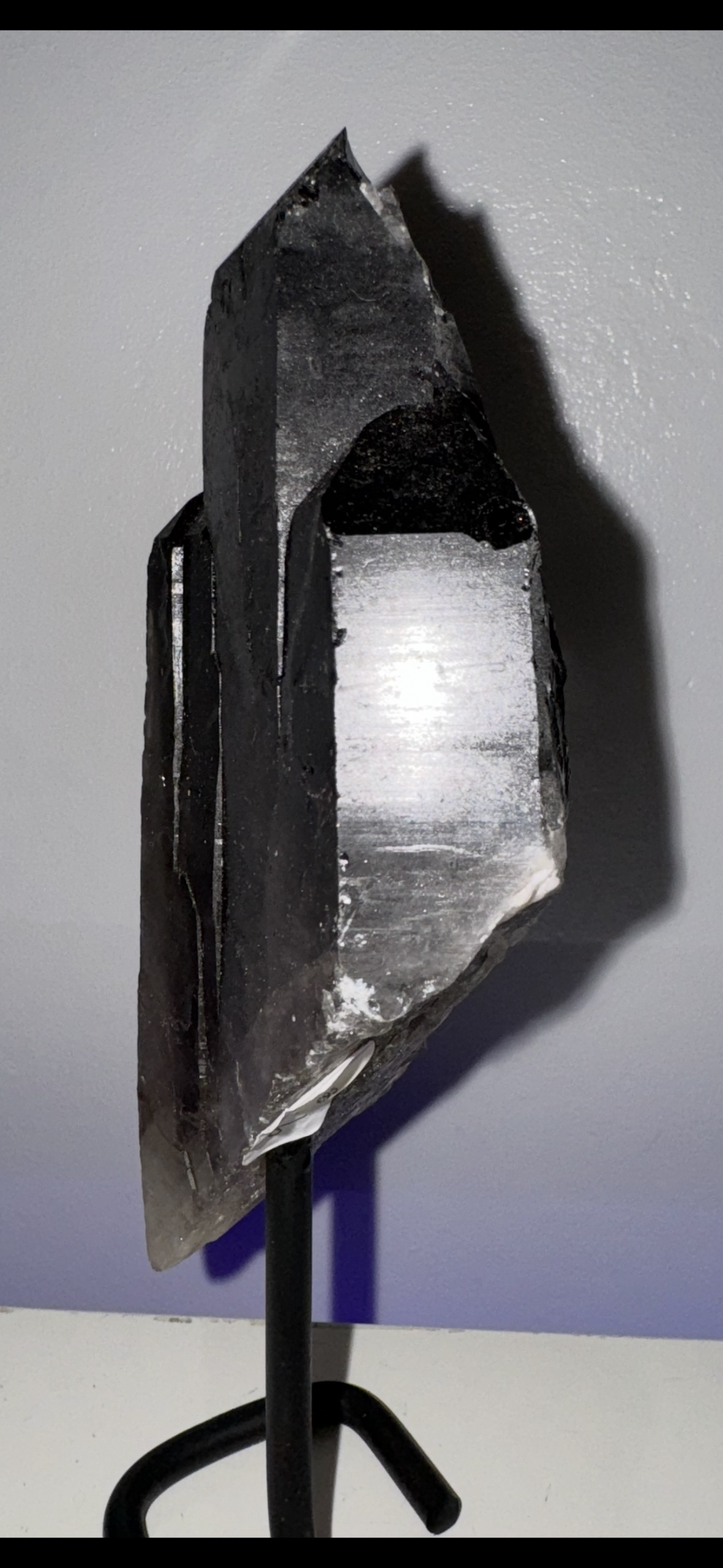 Brazilian Smokey quartz on a stand - Image 2