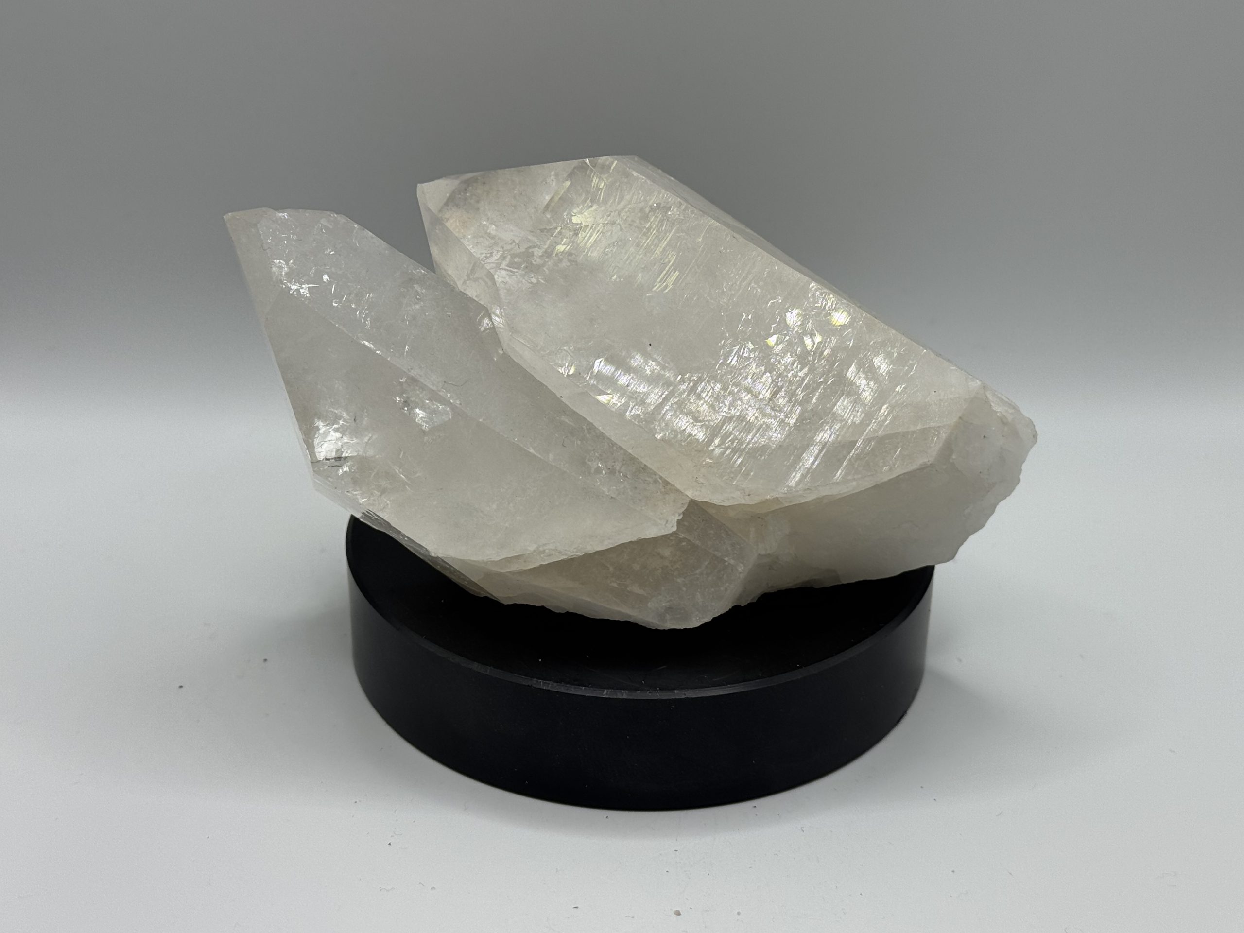 Brazilian clear Quartz double point