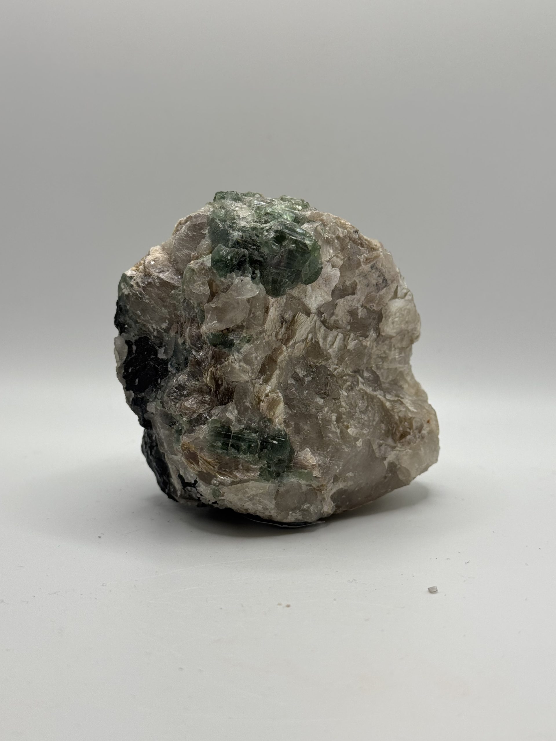 Green and Black Tourmaline with Quartz - Image 4