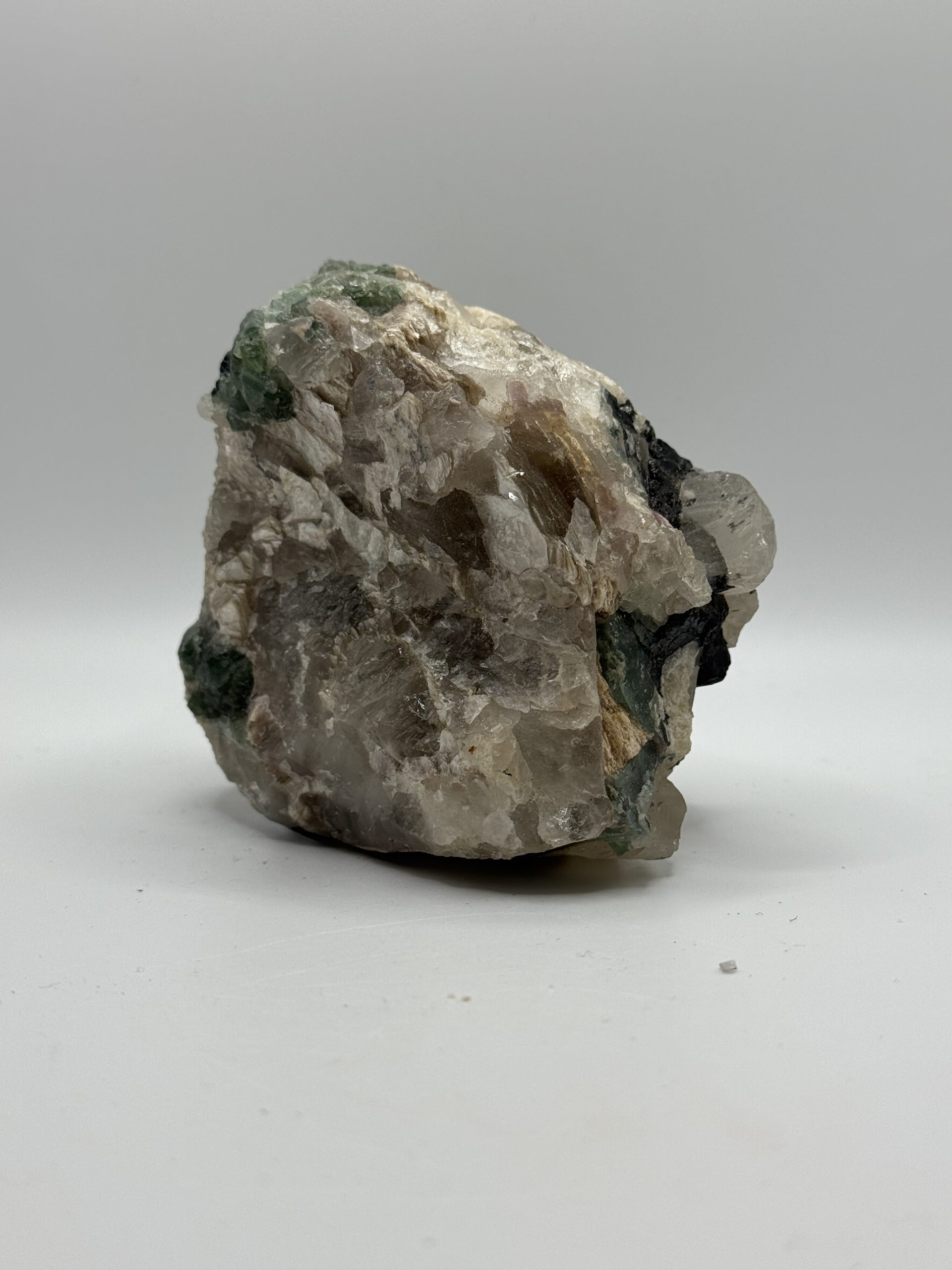 Green and Black Tourmaline with Quartz - Image 2