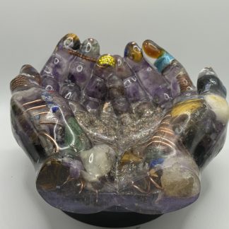 7 chakra hand orgonite