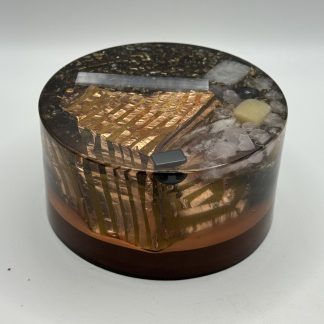 Large tiggers eye charge plate orgonite