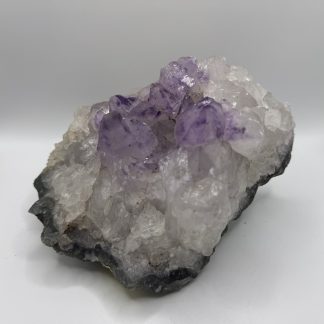 Brazilian amethyst points cluster