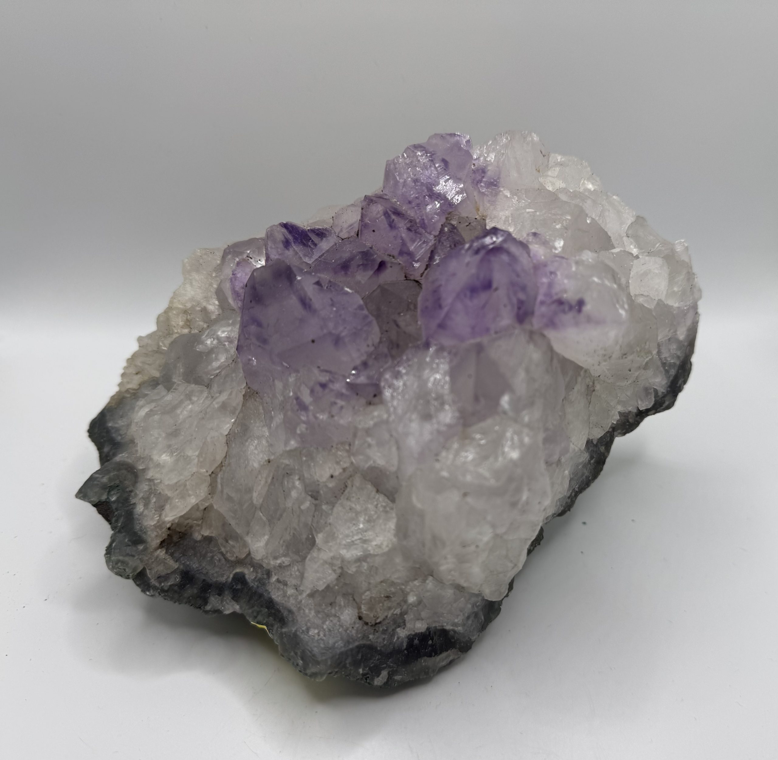 Brazilian amethyst points cluster