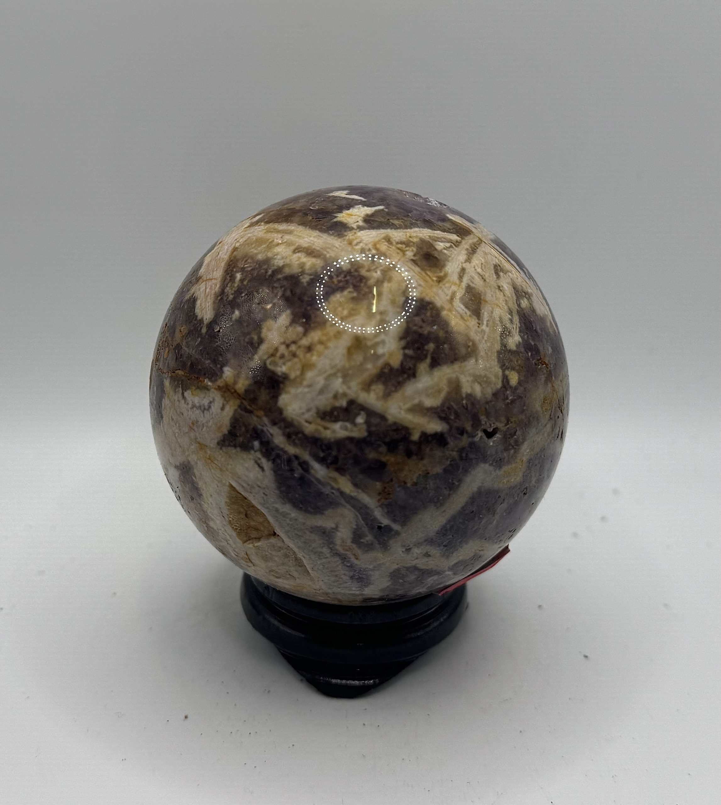 Chevron amethyst sphere large - Image 2