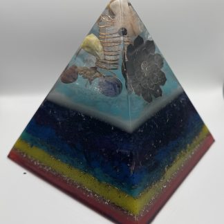 7 chakra large pyramid (sold)