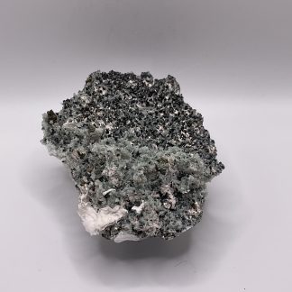 Green quartz with pyrite galena&calcite ( Bulgaria )