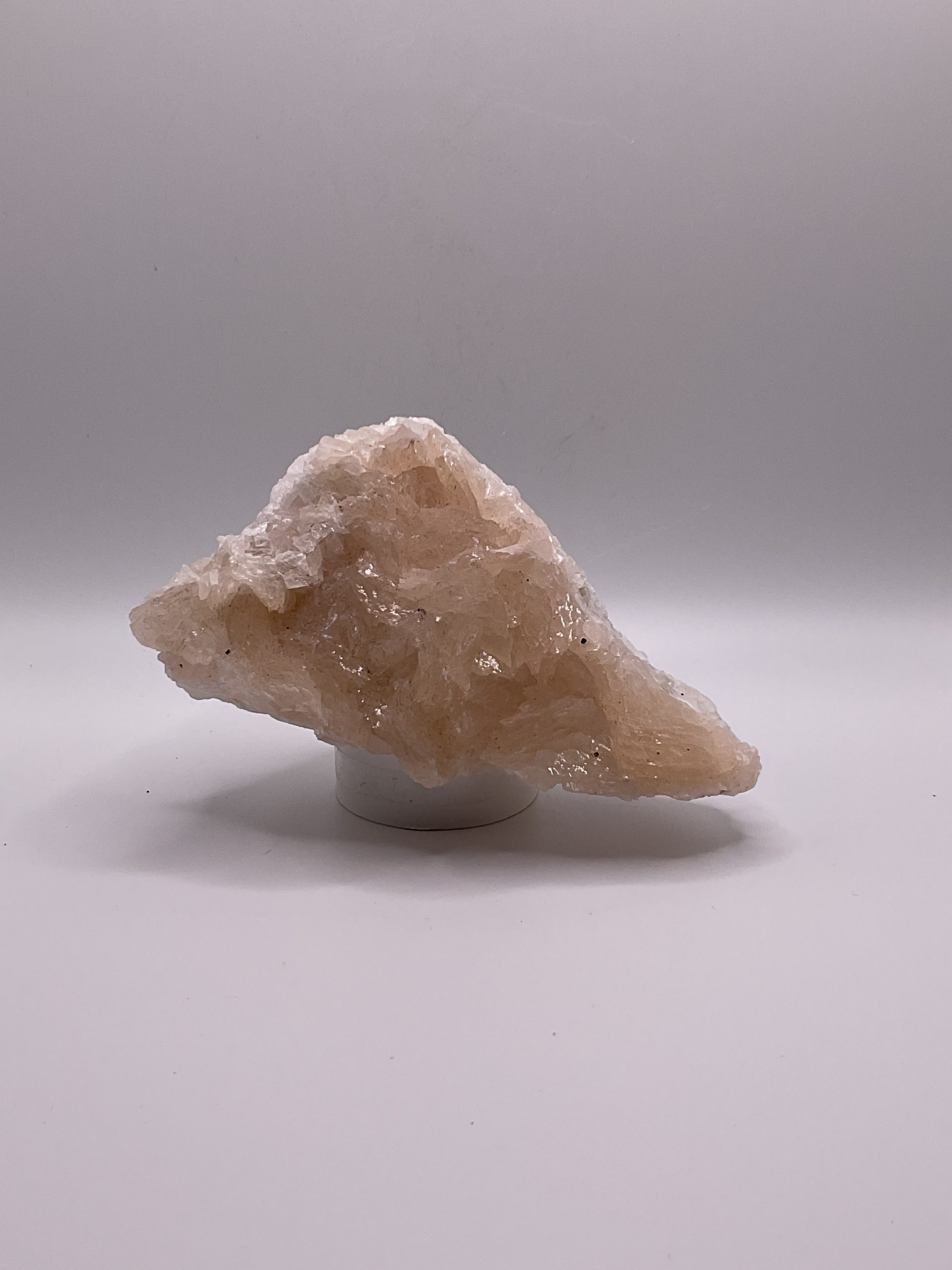 Peach mangano calcite ( Bulgaria )