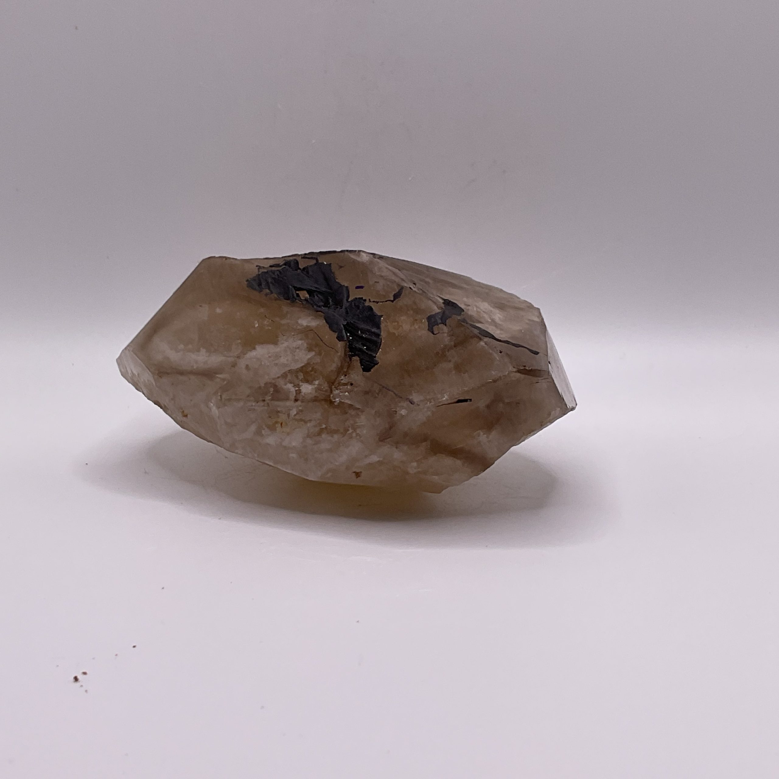 Smoky elestial quartz/black inclusion - Image 2