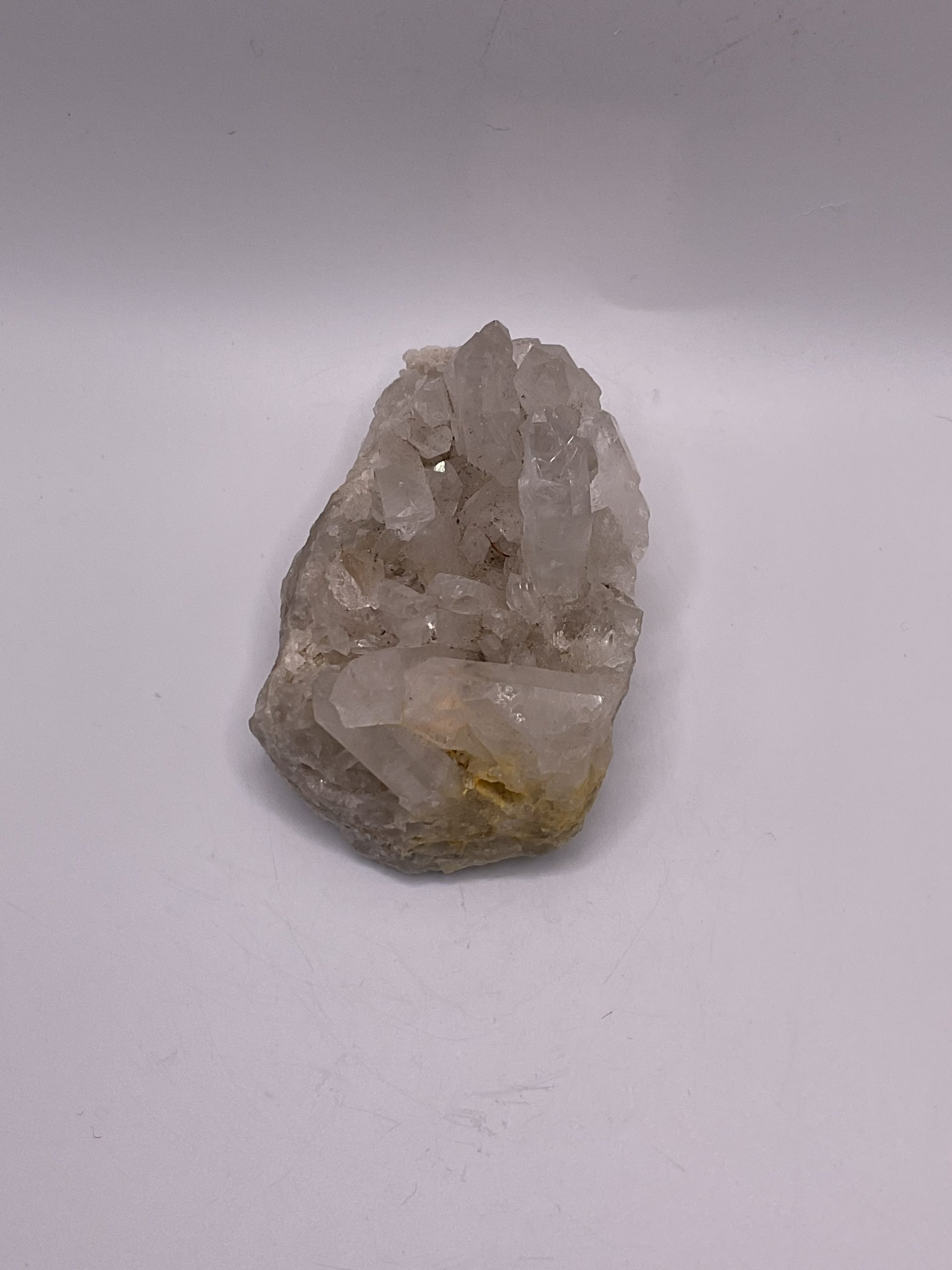 Clear quartz plate