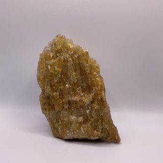 Raw amber yellow calcite